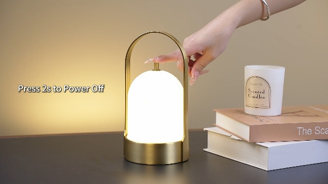 Tubicen Portable Table Lamp Rechargeable Outdoor Lantern with